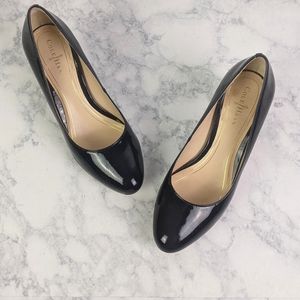Cole Haan Patent Leather Navy Pumps Size 5